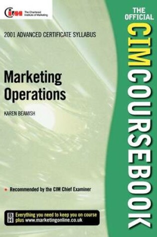 Cover of CIM Coursebook 01/02 Marketing Operations