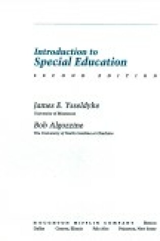 Cover of Introduction to Special Education