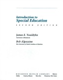 Book cover for Introduction to Special Education