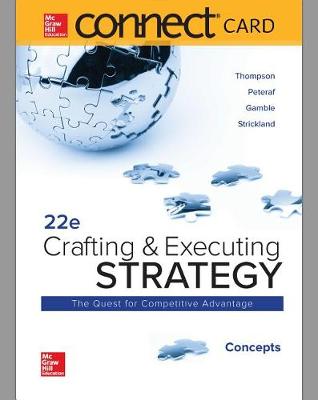 Book cover for Connect Access Card for Crafting & Executing Strategy: Concepts