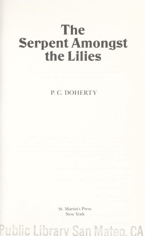 Book cover for The Serpent Amongst the Lilies