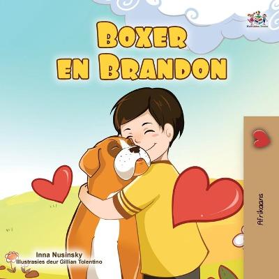 Book cover for Boxer and Brandon (Afrikaans Children's Book)