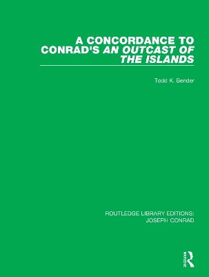 Book cover for A Concordance to Conrad's An Outcast of the Islands