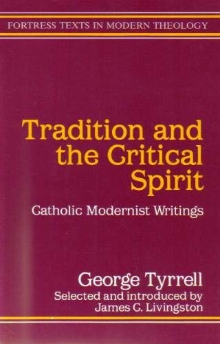Cover of Tradition and the Critical Spirit