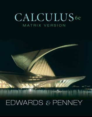 Book cover for Calculus: Matrix Version with Maple 10 VP