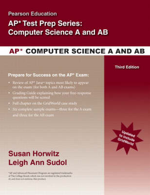 Book cover for Pearson Education's Review for the AP* Computer Science A and AB Exams