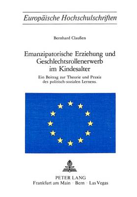 Book cover for Emanzipatorische Erziehung Und Geschlechtsrollenerwerb Im Kindesalter