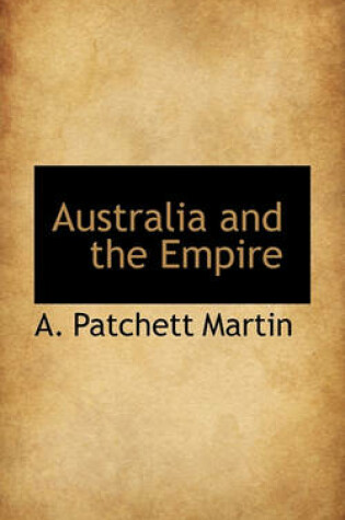 Cover of Australia and the Empire