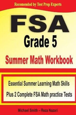 Cover of FSA Grade 5 Summer Math Workbook