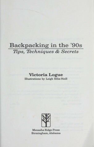 Book cover for Backpacking in the '90s