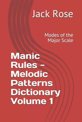 Book cover for Manic Rules - Melodic Patterns Dictionary Volume 1