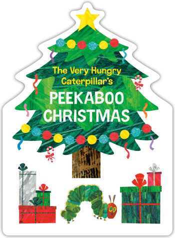 Book cover for The Very Hungry Caterpillar's Peekaboo Christmas
