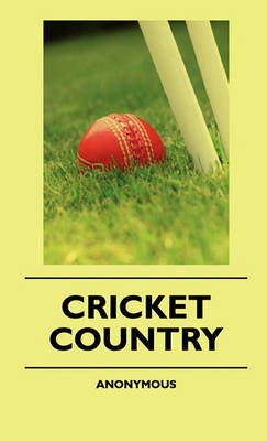 Book cover for Cricket Country