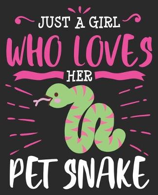 Book cover for Just A Girl Who Loves Her Pet Snake
