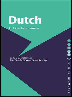 Book cover for Dutch: An Essential Grammar