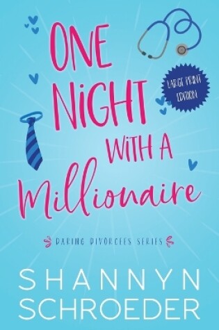 Cover of One Night with a Millionaire (Large Print)