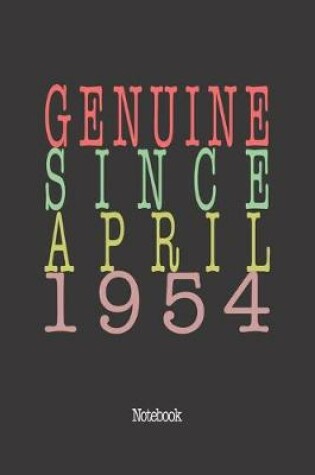 Cover of Genuine Since April 1954