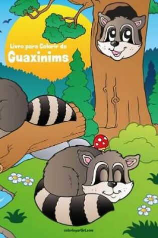 Cover of Livro para Colorir de Guaxinims