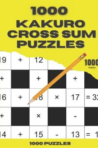 Cover of 1000 Kakuro Cross Sum Puzzles