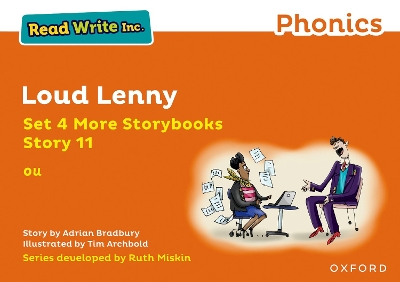 Cover of Read Write Inc Phonics: Orange Set 4 More Storybook 11 Loud Lenny