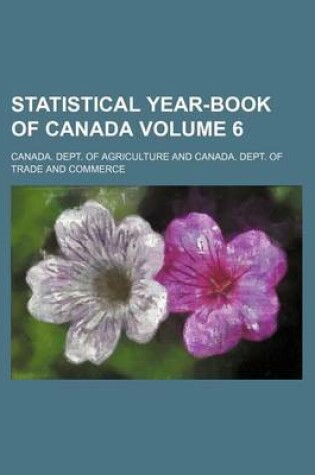 Cover of Statistical Year-Book of Canada Volume 6