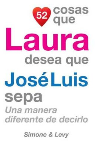 Cover of 52 Cosas Que Laura Desea Que José Luis Sepa