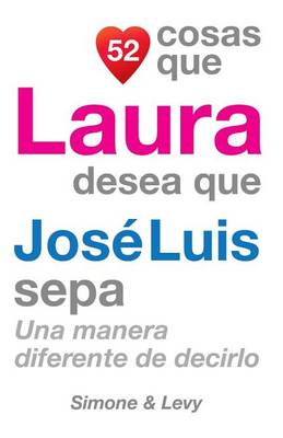 Book cover for 52 Cosas Que Laura Desea Que José Luis Sepa