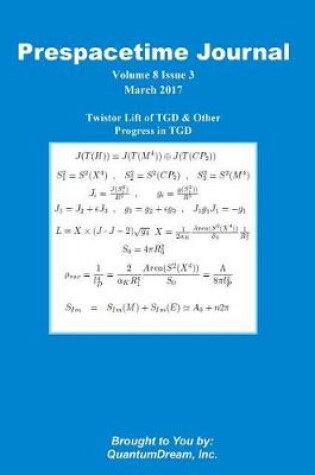 Cover of Prespacetime Journal Volume 8 Issue 3