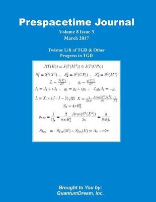 Cover of Prespacetime Journal Volume 8 Issue 3