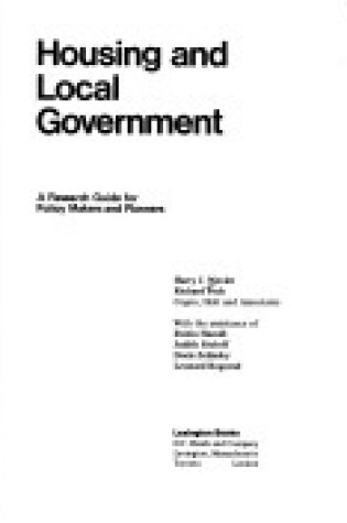 Cover of Housing and Local Government