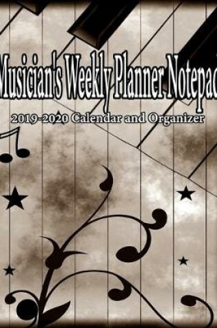 Cover of Musician's Weekly Planner Notepad