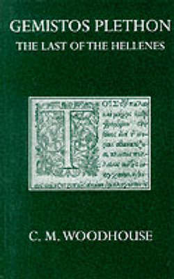 Cover of George Gemistos Plethon