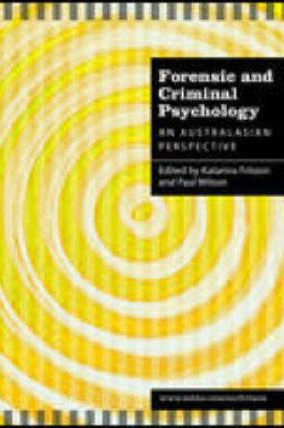 Cover of Fritzon Forensic Psychology