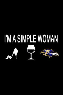 Book cover for Christmas I'm A Simple Women Football Baltimore-Raven