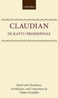 Cover of De Raptu Prosperpinae