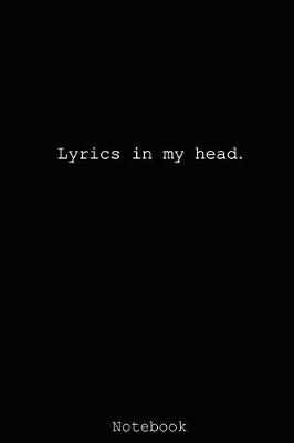 Book cover for Lyrics in my head.