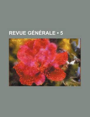 Book cover for Revue Generale (5)