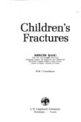 Cover of Children's Fractures