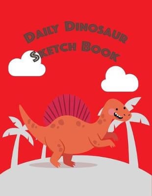 Book cover for Dinosaur Sketch Book Spinosaurus