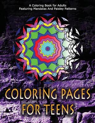 Book cover for COLORING PAGES FOR TEENS - Vol.3