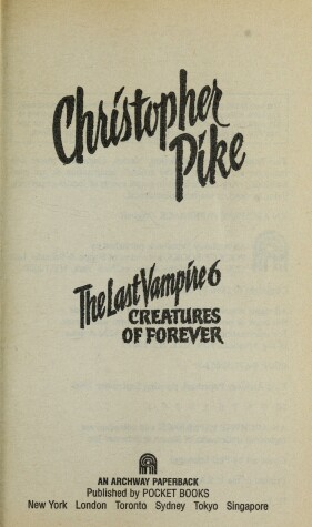 Book cover for Creatures of Forever