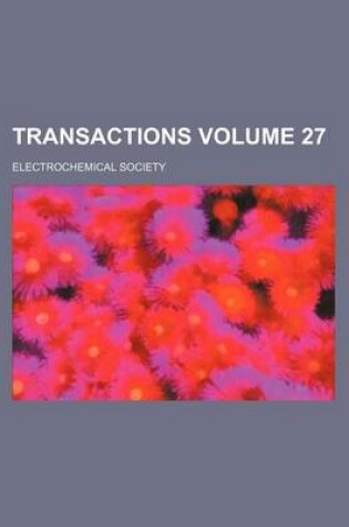 Cover of Transactions Volume 27