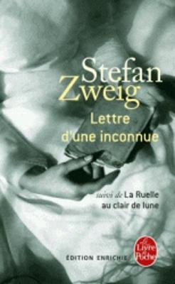 Book cover for Lettre d'une inconnue. Suivi de La ruelle au clair de lune