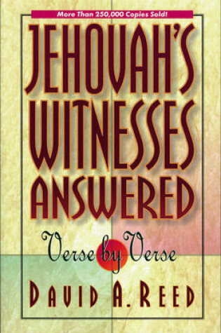 Cover of Jehovah's Witnesses Answered Verse by Verse