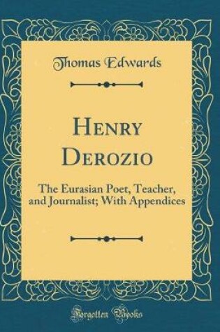 Cover of Henry Derozio