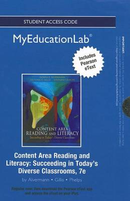 Book cover for NEW MyLab Education with Pearson eText -- Standalone Access Card -- for Content Area Reading and Literacy