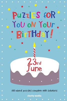 Book cover for Puzzles for you on your Birthday - 23rd June