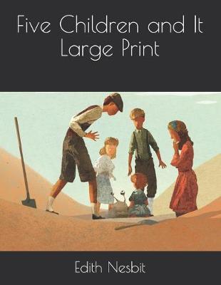 Book cover for Five Children and It Large Print