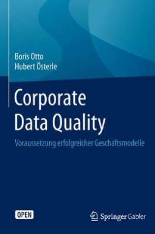 Cover of Corporate Data Quality