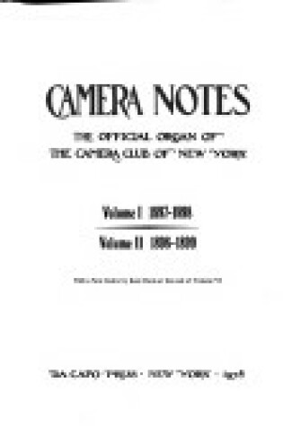 Cover of Camera Notes Set